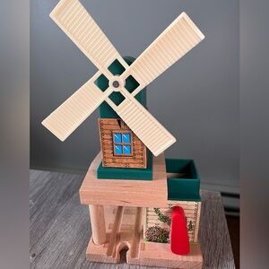 Thomas and friends Toby’s flour windmill wooden connector track toy